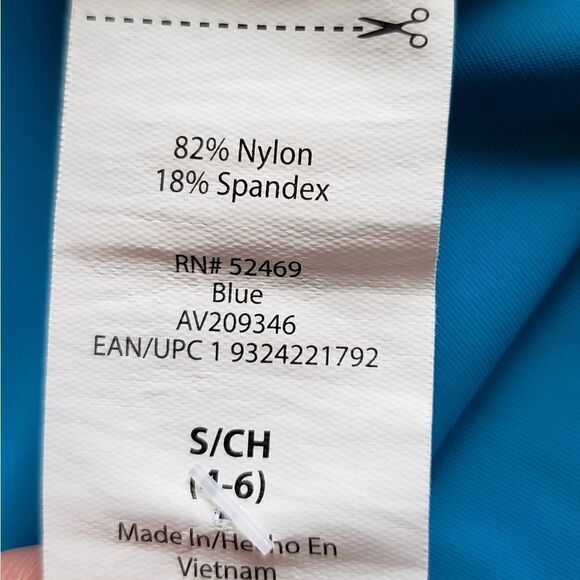 🔺️Avia Blue Hi-Low Athletic Short Sleeve Top - Picture 9 of 10